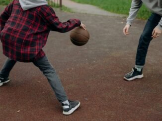 Filipino kids sport basketball